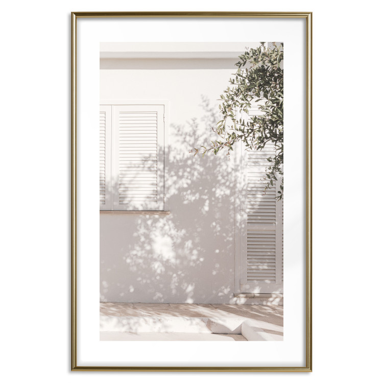 Wall Poster Fine Leaf Light - summer composition with plants against architecture backdrop 129483 additionalImage 16