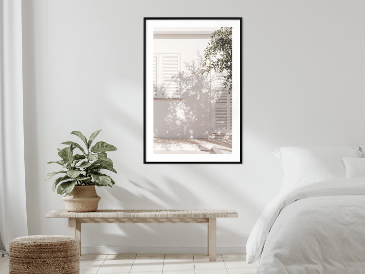 Wall Poster Fine Leaf Light - summer composition with plants against architecture backdrop 129483 additionalImage 23