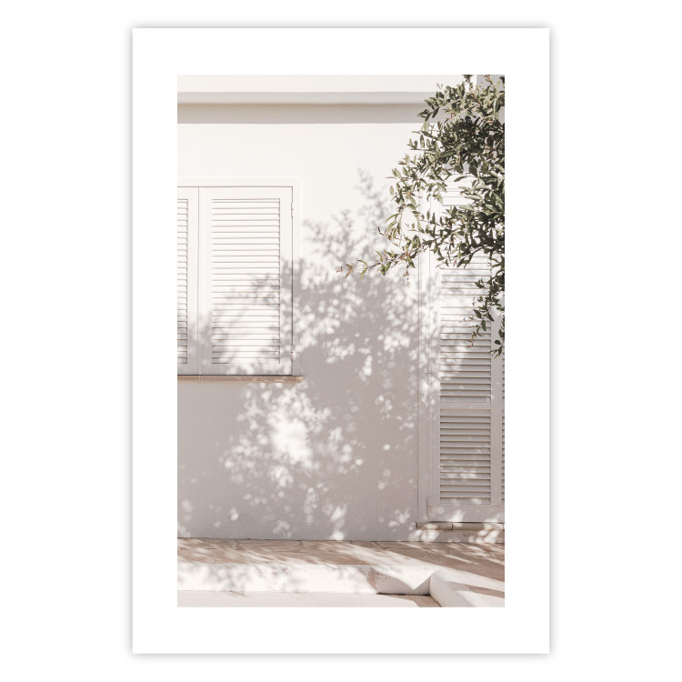 Wall Poster Fine Leaf Light - summer composition with plants against architecture backdrop 129483 additionalImage 25