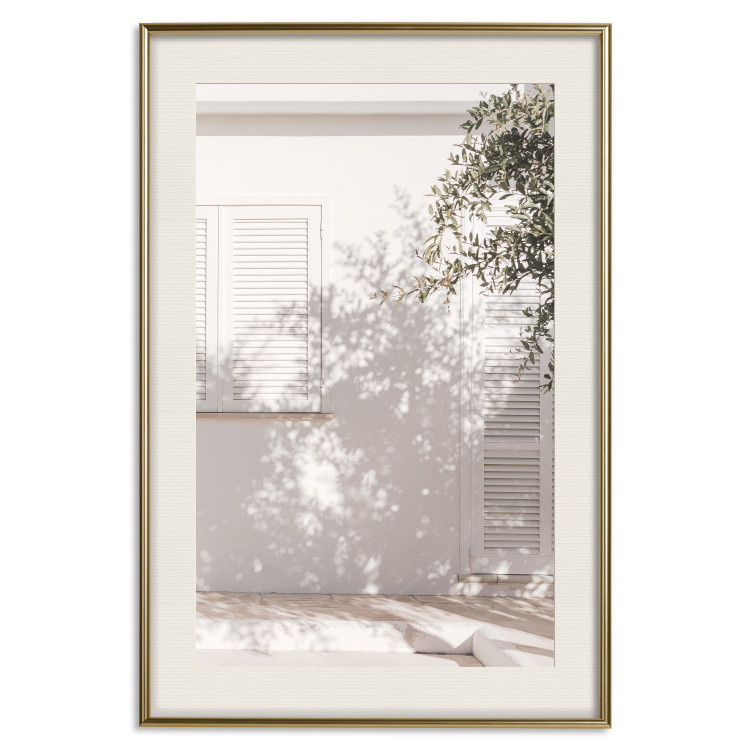 Wall Poster Fine Leaf Light - summer composition with plants against architecture backdrop 129483 additionalImage 20