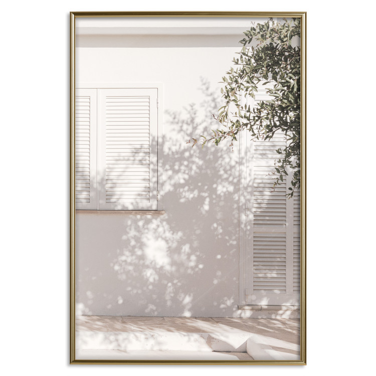 Wall Poster Fine Leaf Light - summer composition with plants against architecture backdrop 129483 additionalImage 21