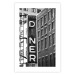 Wall Poster New York Neon - black and white architecture of buildings in New York 129783 additionalThumb 19