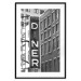 Wall Poster New York Neon - black and white architecture of buildings in New York 129783 additionalThumb 15