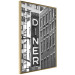 Wall Poster New York Neon - black and white architecture of buildings in New York 129783 additionalThumb 14