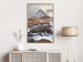 Poster Kirkjufell - winter landscape of a mountain and a stream against the sky 130383 additionalThumb 5