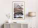 Poster Kirkjufell - winter landscape of a mountain and a stream against the sky 130383 additionalThumb 13