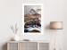 Poster Kirkjufell - winter landscape of a mountain and a stream against the sky 130383 additionalThumb 3