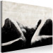 Canvas Print Reclining Beauty (1-piece) Wide - black and white men and women 131983 additionalThumb 2