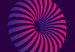 Photo Wallpaper Three-dimensional donuts - 3D abstraction on a violet background 132183 additionalThumb 4