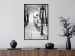 Poster Montmartre - black and white street landscape in the city with many lamps 132283 additionalThumb 6