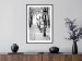 Poster Montmartre - black and white street landscape in the city with many lamps 132283 additionalThumb 21