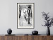 Poster Montmartre - black and white street landscape in the city with many lamps 132283 additionalThumb 20