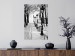 Poster Montmartre - black and white street landscape in the city with many lamps 132283 additionalThumb 2