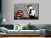 Canvas Print Mario and Cop by Banksy 132483 additionalThumb 3