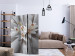 Room Divider Sensual Lilies (3-piece) - illusion in white flowers on a velvety background 132683 additionalThumb 4