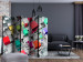 Folding Screen Metal Colors II (5-piece) - abstraction with colorful architecture 132783 additionalThumb 4