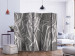 Room Divider Noble Silver II (5-piece) - composition with gray abstraction 132983 additionalThumb 2