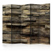 Room Divider Screen Rustic Style: Country House II - wooden wall texture with boards 133583