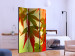 Folding Screen Colorful Leaves - tree with red-green leaves on a light background 133983 additionalThumb 2