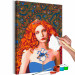 Paint by Number Kit Woman With an Iris 134683 additionalThumb 3