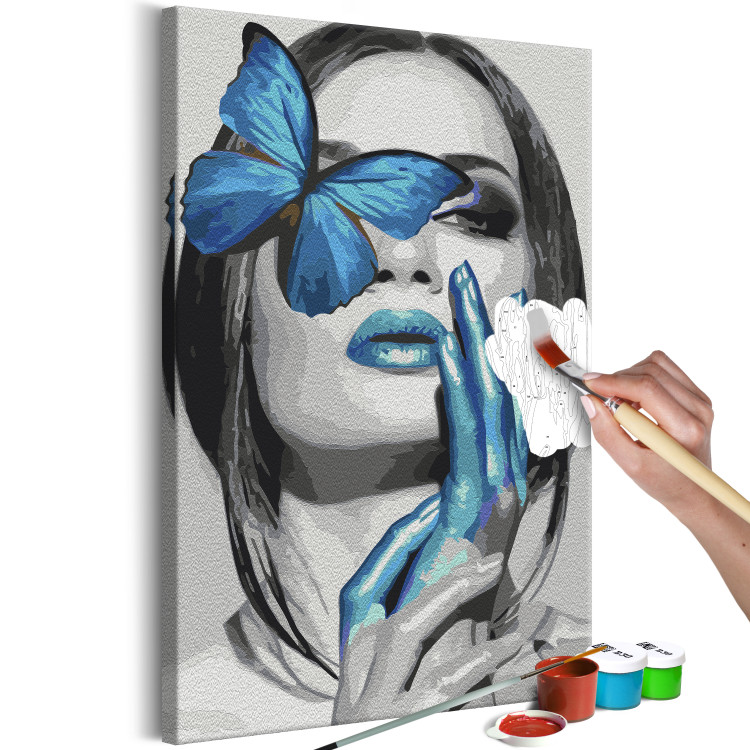 Paint by Number Kit Blue Butterfly  134883 additionalImage 3