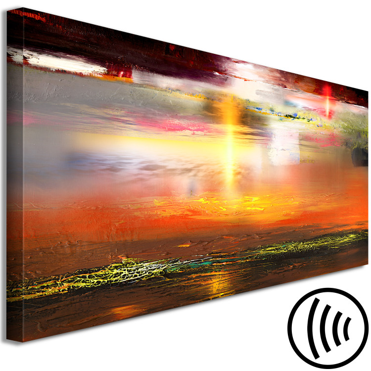 Canvas Sahara Sun (1-piece) Narrow - abstract colorful landscape 135383 additionalImage 6