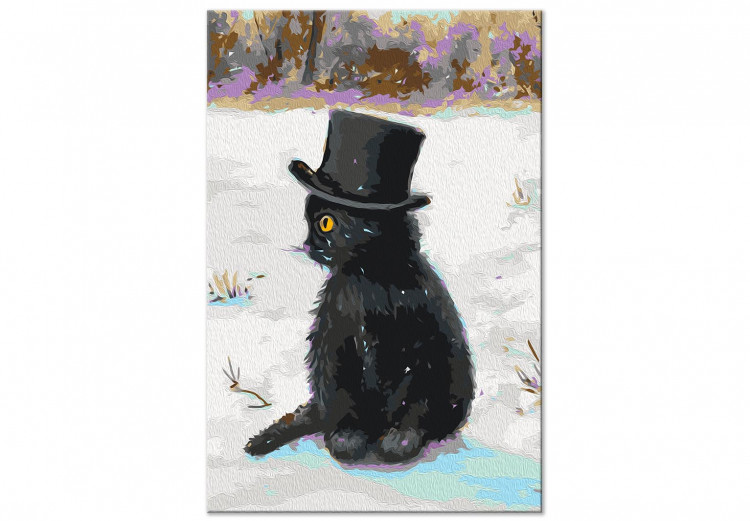 Paint by Number Kit Black Cat in the Hat 138483 additionalImage 7