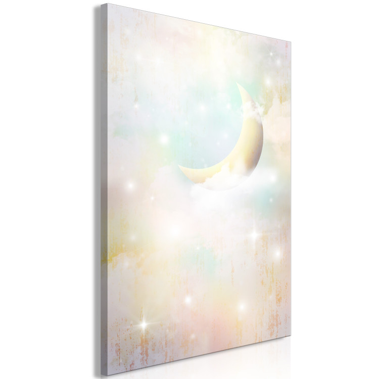 Canvas Print Night of Colors (1-piece) Vertical - starry composition for children 143483 additionalImage 2