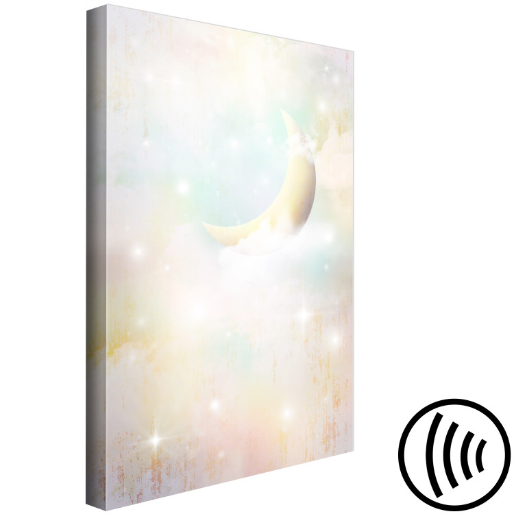 Canvas Print Night of Colors (1-piece) Vertical - starry composition for children 143483 additionalImage 6