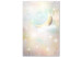 Canvas Print Night of Colors (1-piece) Vertical - starry composition for children 143483