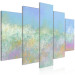Canvas Meadow in Summertime (5-piece) Wide - abstraction in colorful flowers 143683 additionalThumb 2