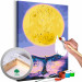 Paint by Number Kit Moon and the Underwater Creature - Sea Landscape With a Whale 144083