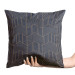 Decorative Velor Pillow Geometric herringbone - a minimalist pattern in art deco style 147083 additionalThumb 2