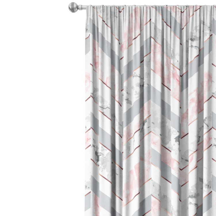 Decorative Curtain The lightness of marble - a minimalist composition in glamour style 147683 additionalImage 2