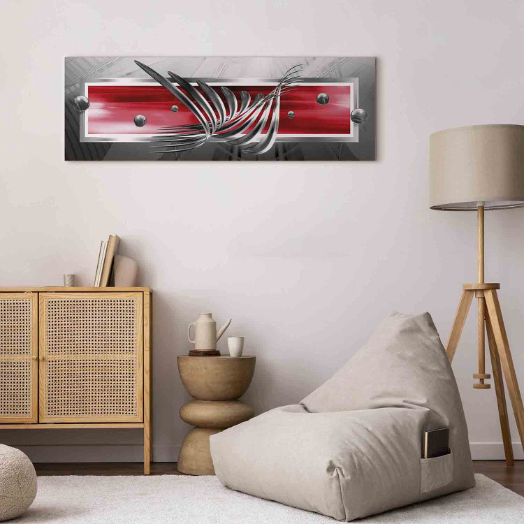 Canvas Silver Wings (1 Part) Narrow Red 149983 additionalImage 4