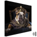 Canvas Print AI Dog English Bulldog - Animal Fantasy Portrait Wearing a Crown - Square 150183 additionalThumb 8
