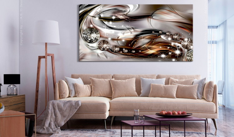 Large canvas print Sparkle Wave II [Large Format] 150783 additionalImage 5