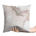 Decorative Velor Pillow Marble Structure - White Forms on a Delicate Abstract Background 151383 additionalThumb 4