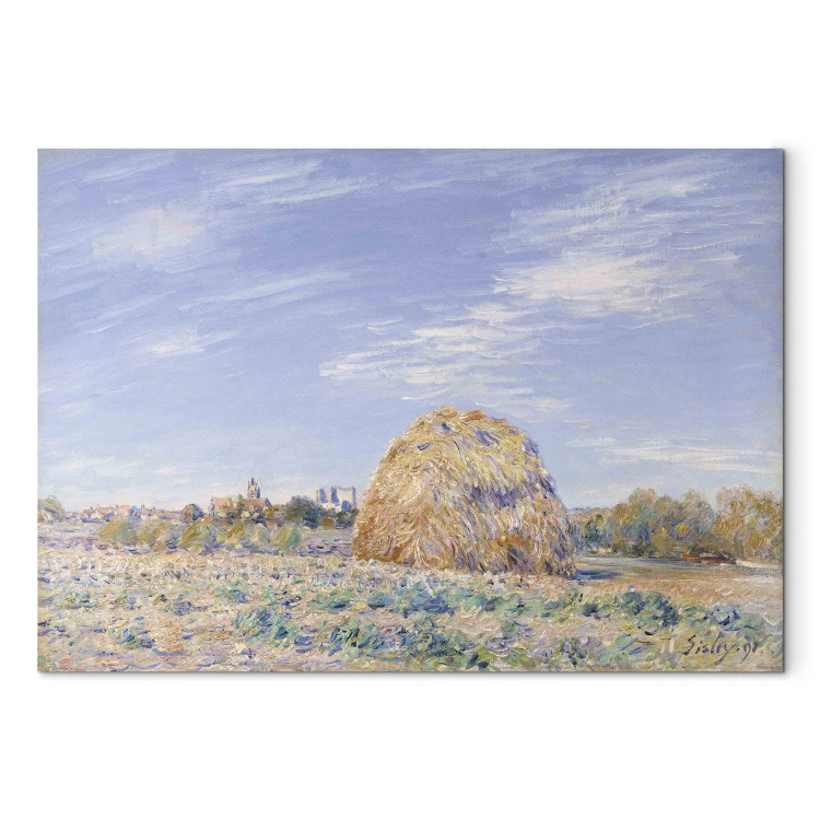 Reproduction Painting Haystack on the Banks of the Loing 154183