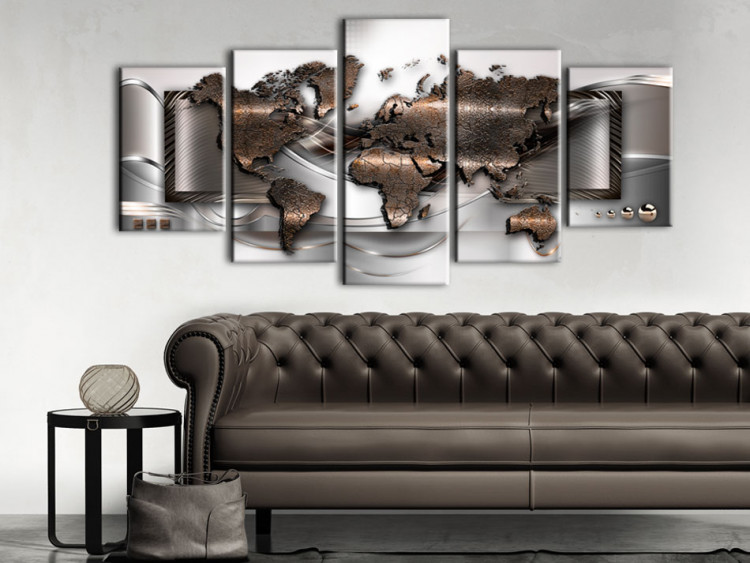 Canvas Art Print Pearl map 50083 additionalImage 3