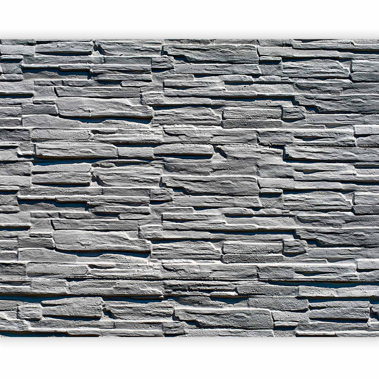 Photo Wallpaper Grey stone wall 60983 additionalImage 5