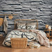 Photo Wallpaper Grey stone wall 60983 additionalThumb 2