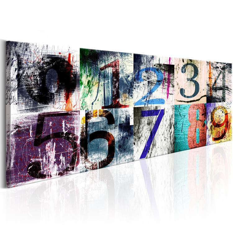 Canvas Art Print  Colourful Numbers 72483 additionalImage 2