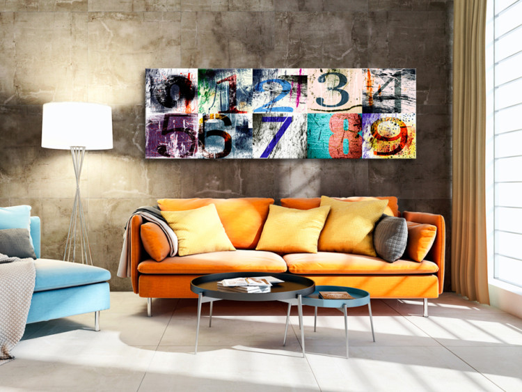 Canvas Art Print  Colourful Numbers 72483 additionalImage 3