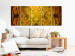 Canvas Oriental pattern - a fragment of a mandala in warm autumn colors 104993 additionalThumb 3