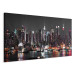 Canvas Art Print Insomnia in New York (1-part) Wide - New York City at Night 107293 additionalThumb 2