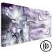 Canvas Lilies and Waves (1-part) Pale Purple Narrow - Plant Abstraction 107993 additionalThumb 6