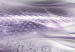 Canvas Lilies and Waves (1-part) Pale Purple Narrow - Plant Abstraction 107993 additionalThumb 5
