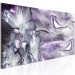 Canvas Lilies and Waves (1-part) Pale Purple Narrow - Plant Abstraction 107993 additionalThumb 2