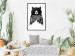 Poster Wilderness - black and white composition with animal motif and texts 114793 additionalThumb 4